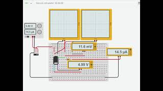 Circuito Resistor  Capacitor CC Registro TinkerCad Ailson [upl. by Jaycee914]