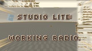 • Studio Lite  Working Radio [upl. by Anora665]