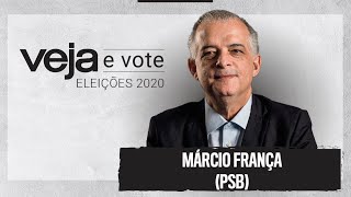 VEJA entrevista Márcio França candidato do PSB a prefeito de SP [upl. by Olnay698]