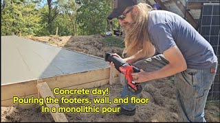 Concrete garage floor [upl. by Gorga]