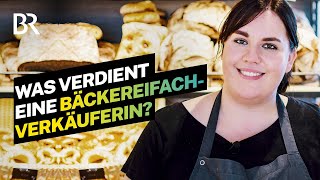 Kuchen Kaffee und Karriere Das Gehalt als Bäckereifachverkäuferin  Lohnt sich das  BR [upl. by Duwe591]