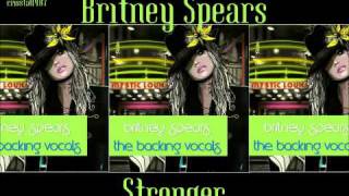 Britney Spears Stronger Instrumental with Backing Vocals [upl. by Adolf788]