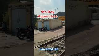 4 Day Apprentice Working apprentice apprenticeshipindia railwayapprentice [upl. by Nollie684]