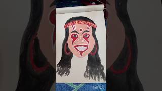 How to make বহুরুপী painting artpaintingtutorialsdiy [upl. by Esther]