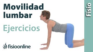 Ejercicio de movilidad y flexibilidad lumbar  Gato y mahometano [upl. by Cuttie]