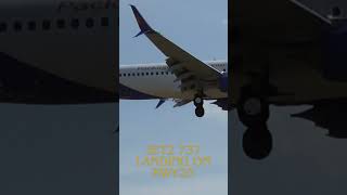 Jet2 landing on RWY25 at Newcastle Airport newcastleairport aviation shorts [upl. by Jadda]