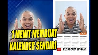 TUTORIAL MEMBUAT KALENDER SENDIRI DENGAN CEPAT [upl. by Yttik756]