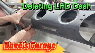 Ford Escort MK1 Restoration Project Deleting LHD Dash LHD to RHD Conversion [upl. by Asetal772]