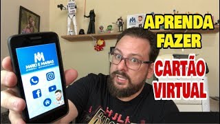 Cartão de Visita Virtual  Aprenda fazer [upl. by Emina]