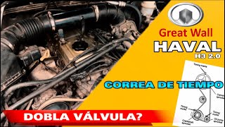 TIEMPO DE GREAT WALL HAVAL H3 20  MOTOR MITSUBISHI 4G63S4M [upl. by Ahsenit261]