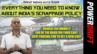 Vehicle Scrappage Policy in India  GIAS  PowerDrift [upl. by Ahcila]