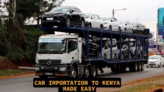 Car Importation Process form Japan to Kenya Cars Importation and Delivery from Japan to Kenya [upl. by Heater]