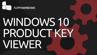 View Your Windows 10 Product Key [upl. by Bucher]