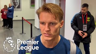 Martin Odegaard Arsenal showed up with season on line v Liverpool  Premier League  NBC Sports [upl. by Ardnaet]