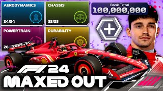 HOW QUICK IS A FULLYMAXED OUT FERRARI IN F1 24 CAREER MODE [upl. by Effie]