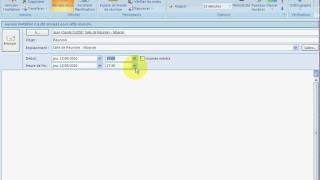 Outlook  Créer des RDV Inviter et Reserver la Salle [upl. by Shalne]