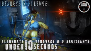 Sniper Ghost Warrior Contracts Challenge  Kill Ivanovsky and his 2 assistants within 10 seconds2 [upl. by Intyrb]