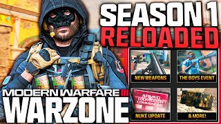 WARZONE Major SEASON 1 RELOADED UPDATE Fully Revealed New Weapons Huge Gameplay Updates amp More [upl. by Ecineg]