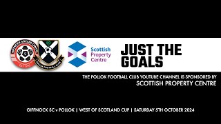 Giffnock v Pollok  5th October 2024  Just the Goal [upl. by Blackwell]