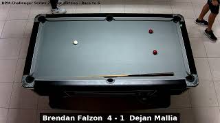 Brendan Falzon vs Dejan Mallia  UPM Challenger Series 2  Last sixteen [upl. by Jenilee]