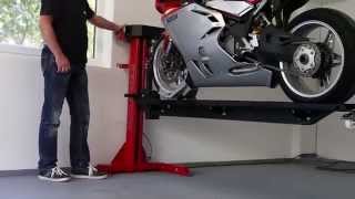 Moto Lift 400 LD Motorrad Hebebühne für die Garage wwwmotoliftde [upl. by Aldous]