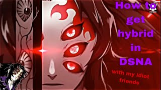 DSBA  How to Become Hybrid in DSBA  Demon Slayer Burning Ashes [upl. by Nohsyt]