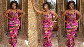 DIY MAXI TANK DRESS IN LESS THAN 5 MINUTES Easy Beginner Friendly [upl. by Hoffmann300]