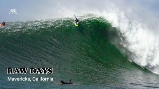 RAW DAYS  Mavericks California  Best Big Wave Surfing Sessions [upl. by Kahle769]