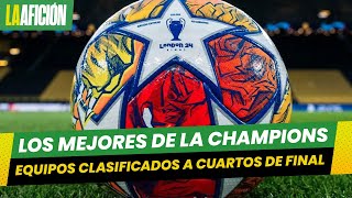 ¿Qué equipos están clasificados a los cuartos de final de la Champions League [upl. by Idieh88]