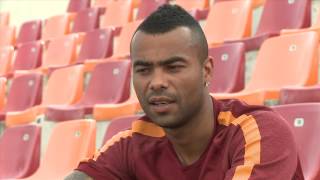 Ashley Cole la prima intervista con lAS Roma [upl. by Ycrep]