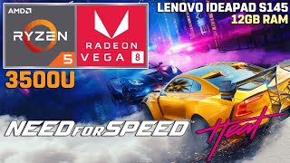 Need for Speed Heat  Ryzen 5 3500U  VEGA 8  12GB RAM  35W TDP Lenovo Ideapad S145 [upl. by Anaeel]