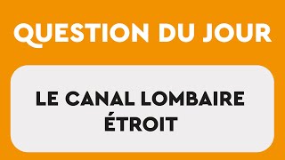 Anecdote le canal lombaire étroit 1 [upl. by Aseeram]