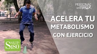 ¿Cómo acelerar tu metabolismo con 3 ejercicios fáciles de hacer  Salud180 [upl. by Aihsenyt]