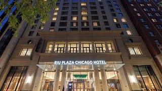 Hotel Riu Plaza Chicago  All You Need To Know Tour [upl. by Ing]