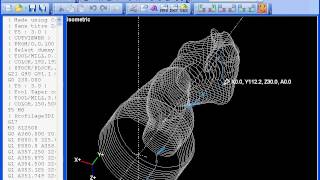 CamBam  Rotational toolpath script [upl. by Esele988]