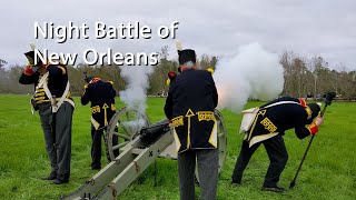 Night Battle of New Orleans Dec 23 1814 [upl. by Semaj]