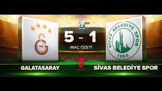 Galatasaray 51 Sivas Belediyespor  Maç Özeti HD  a spor  28112017 [upl. by Sorac]