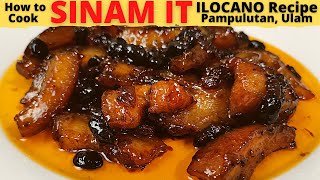 SINAM IT  Minatamis na Taba ng Baboy  ILOCANO Recipe  SAMSAM IT  Sweet Pork Fat  Filipino Food [upl. by Anaitat171]