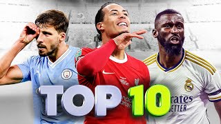 Top 10 Defenders In Football 20232024 [upl. by Onairot]