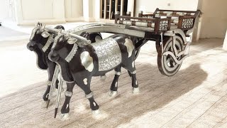 Discover the Hidden Beauty of Silver Carved Bullock Carts silvercarved bullockcart [upl. by Lukin]