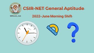 CSIRNET  2022  PYQ  🕒 Angle between the hour hand and minute hand at the time is 315 [upl. by Dressel]