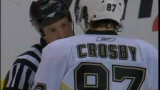 Sidney Crosby Complaining About Amount Of Hats On Ice After Ovechkin Hat Trick [upl. by Llehsor449]