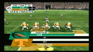 NCAA Football 06 Race For The Heisman Tennessee Volunteers Game 1 vs UAB [upl. by Schwab761]