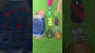 Watermelon slippers 🍉🍉 Coconut slippers 🥥🥥 Giant slipper 😲 love shortstrending [upl. by Milton]