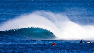 South Coast NSW RAW FOOTAGE 12 June 2022 GIANT SWELL Jaws like tow ins and paddle ins Bombie [upl. by Cynthy]