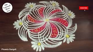 53 Easy and Beautiful Friday Rangoli Traditional Kolam rangolidesigns indianartkolam rangoli [upl. by Auqinot150]