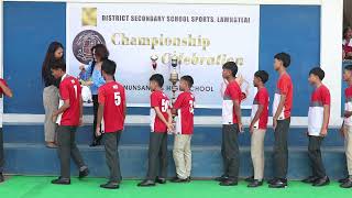 District Secondary School Sports Lawngtlai 2024  NES Champion Celebration [upl. by Bettencourt]