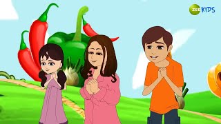 मैजिक भुतु और उसके दोस्तों ने खायी सब्जिया  Magic Bhootu  Super Power Kids Show  Zee Kids [upl. by Akciret132]