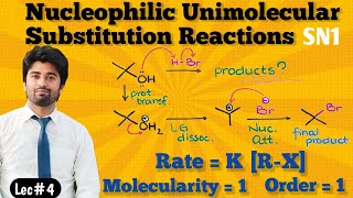 Nucleophilic Unimolecular Substitution Reactions SN1 Reactions Nucleophilic Substitution Reactions [upl. by Annoerb]