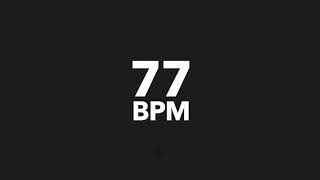 77 BPM  Metronome Flash [upl. by Eibbor]